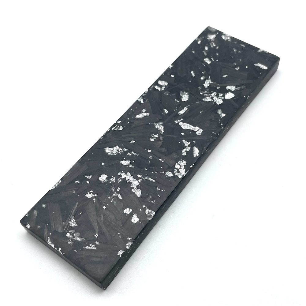 Silver Shreded Carbon Fiber