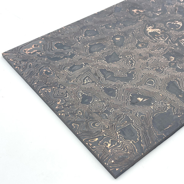 Copper Foil Layered - "Death Valley" - Carbon Fiber Material
