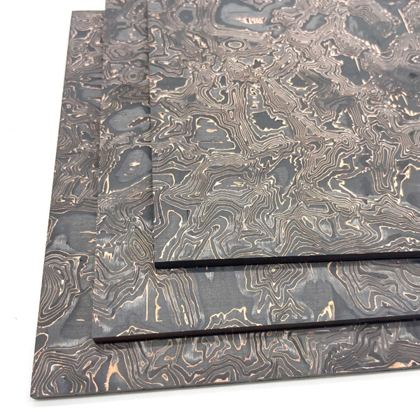 Copper Foil Layered - "Death Valley" - Carbon Fiber Material