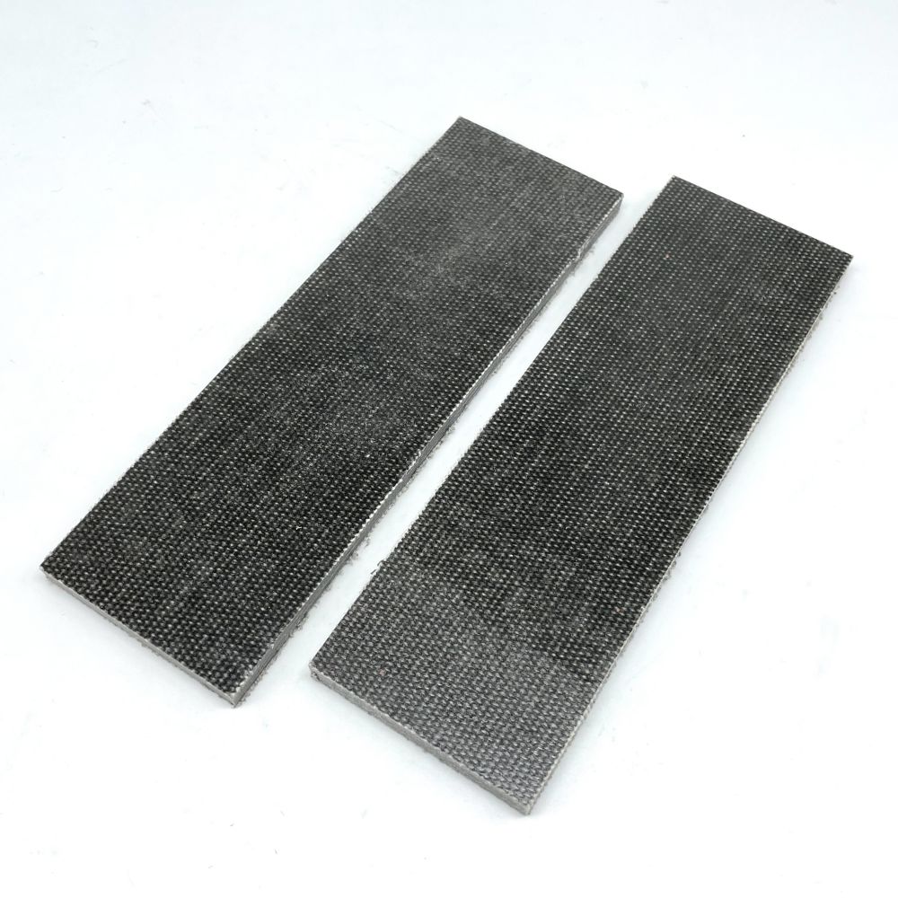 Dark Grey Canvas Micarta Scales - Micarta Knife Handle Material