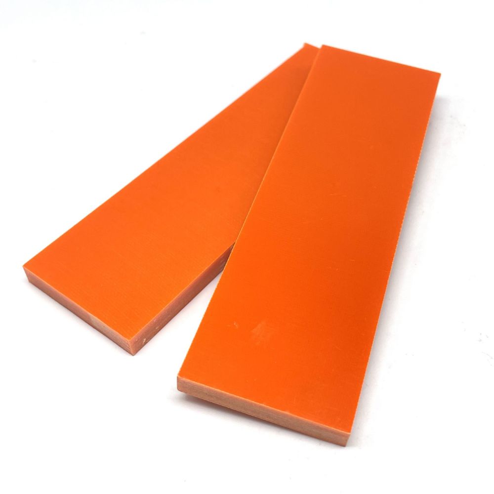 Hunter Orange G10 Knife Scales - G10 Knife Handle Material