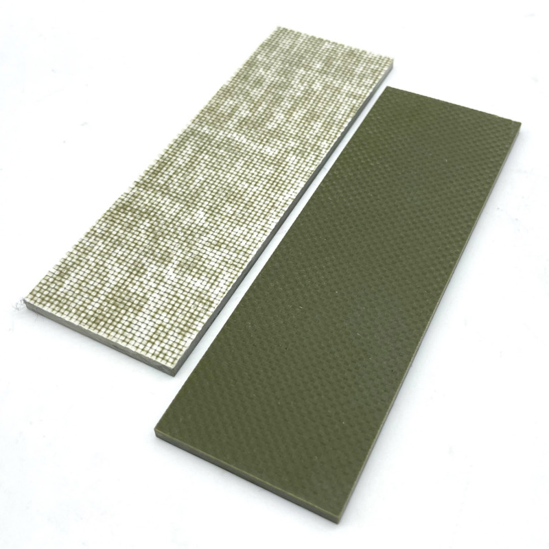 Olive G10 Sheets with Fine Texture - G10 Knife Handle Material
