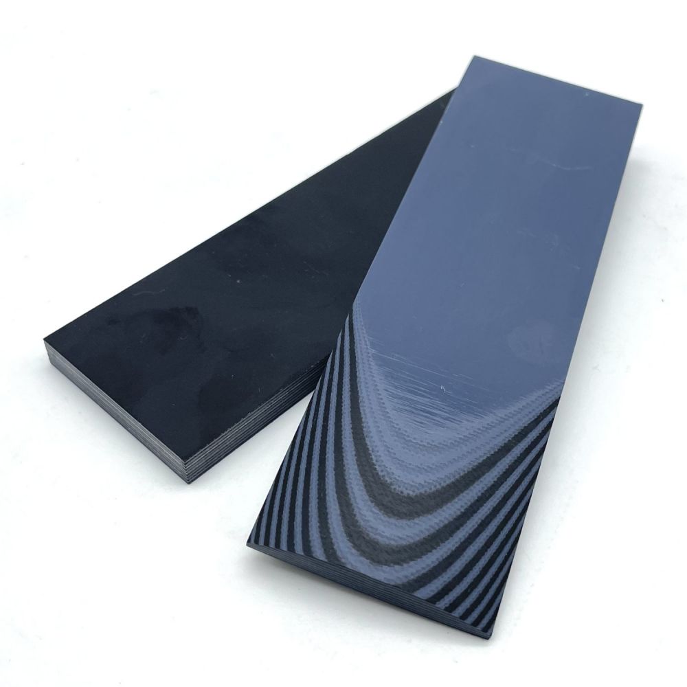 Black/Grey Multicolors G10 Scales Knife Handle Making Material