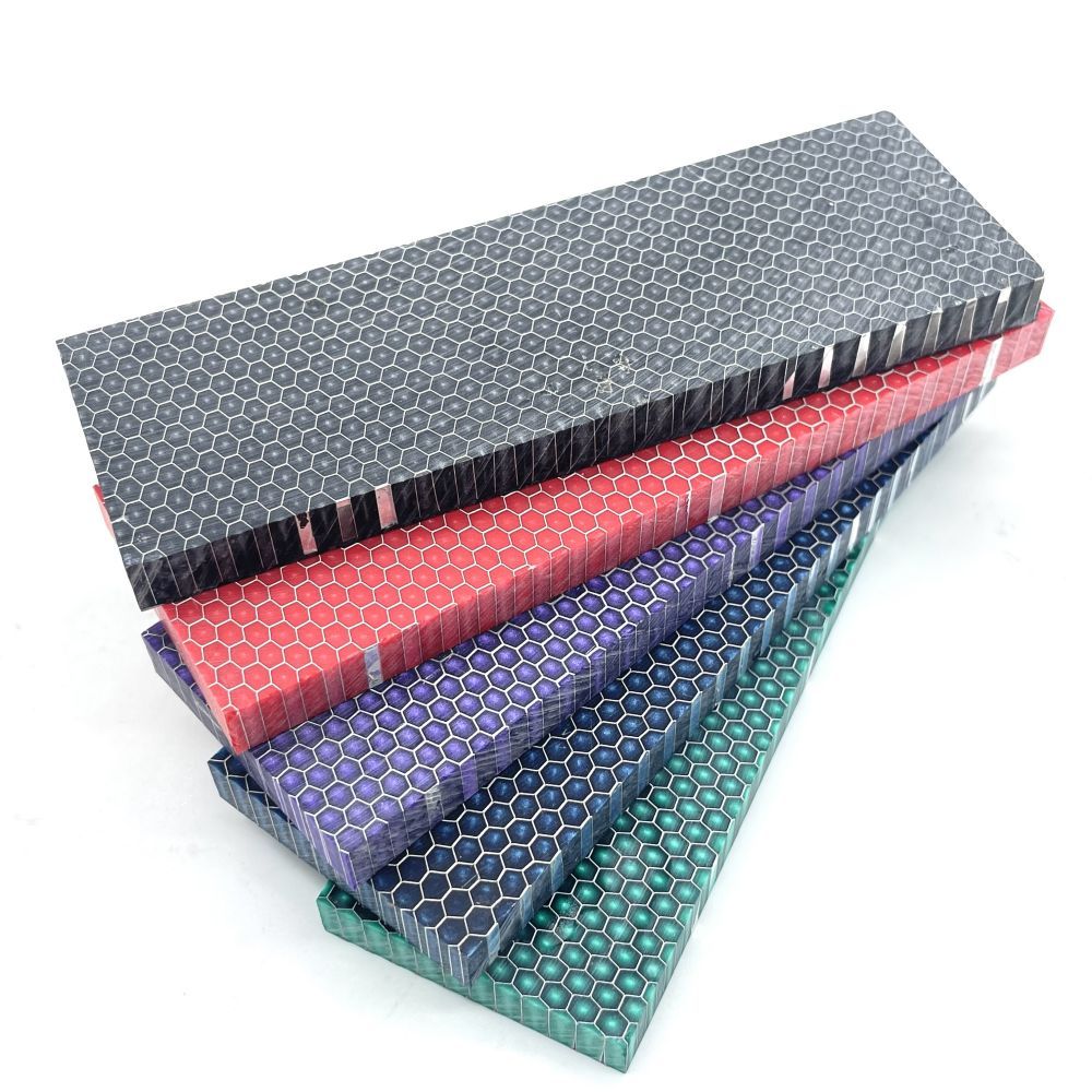 C-Tek Honeycomb Composites knife handle making material 120×40×8.0mm/4.7"×1.5"×0.31"