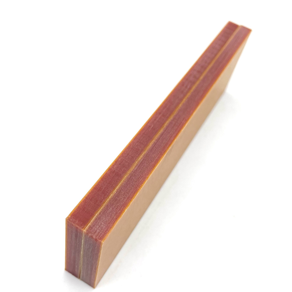 Vintage Orange Paper Micarta Scales/Sheets - Micarta Knife Handle Material