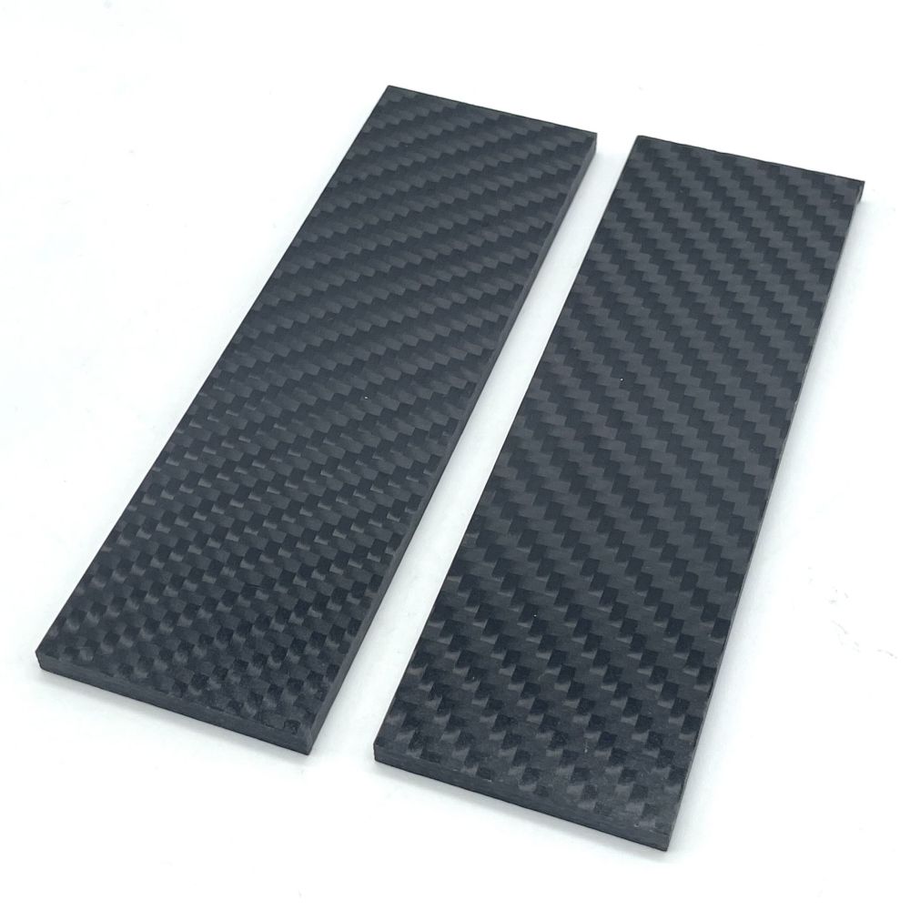 3K Twill Woven Carbon Fiber Scales