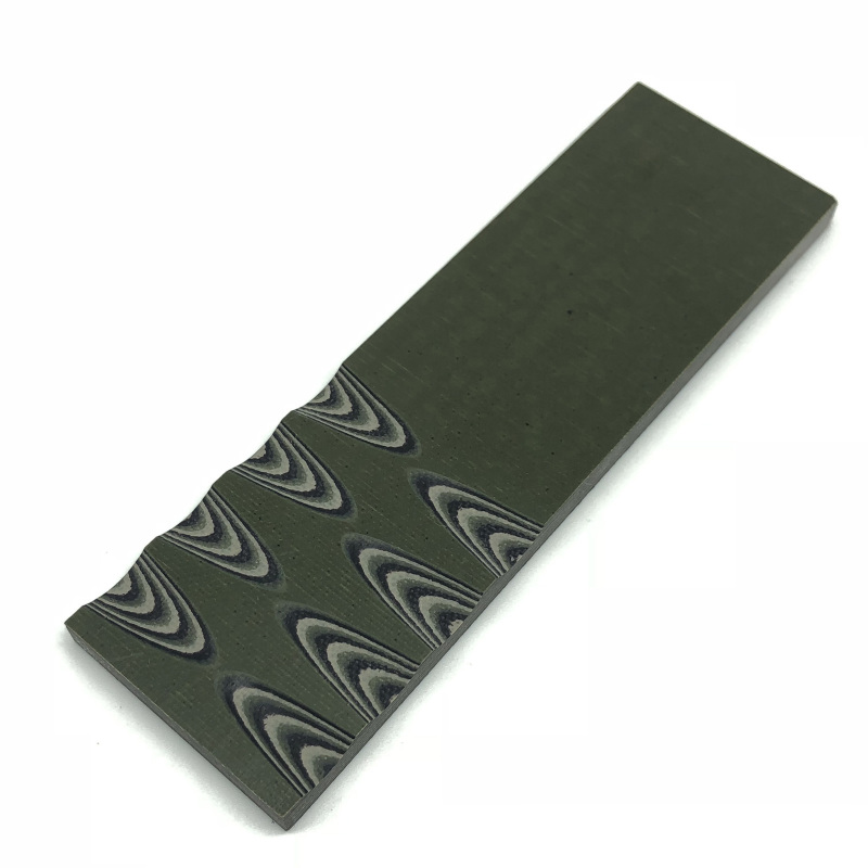 Black/Desert Tan/Olive Camo Multi color G10 Sheets - G10 Knife Handle Material