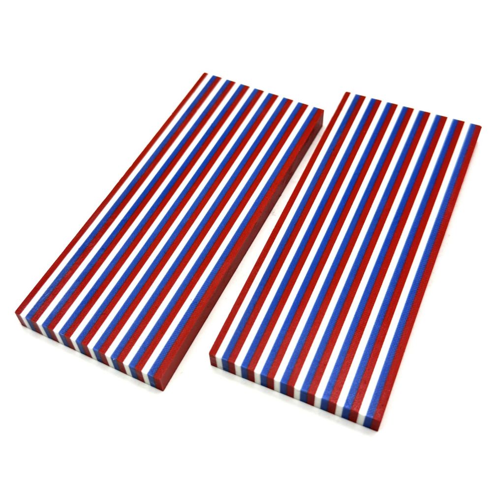 Multi color stripes G10 Knife Scales - Knife Handle Making Material