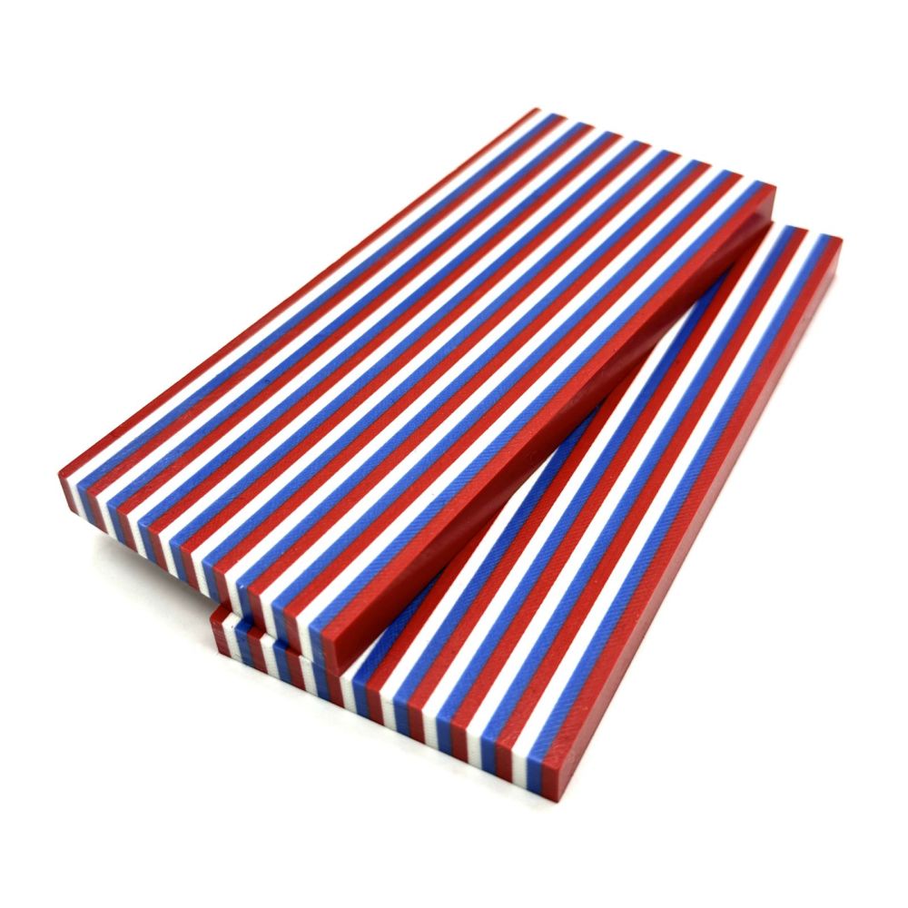 Multi color stripes G10 Knife Scales - Knife Handle Making Material