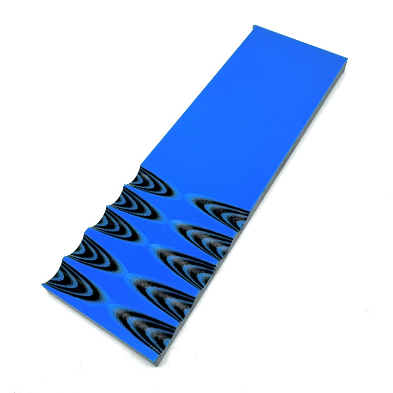 Black/Blue Multicolors G10 Scales Knife Handle Making Material