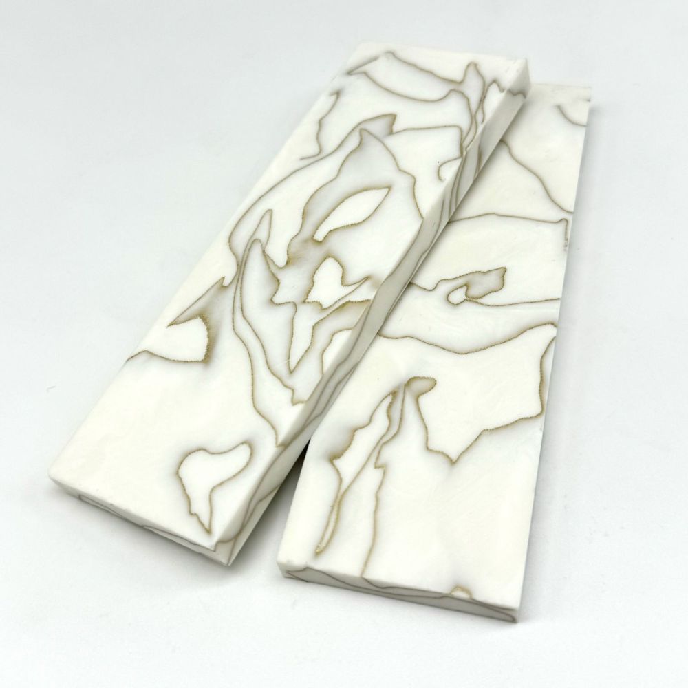 Copper Net inufused Resin Scales - Ivory White