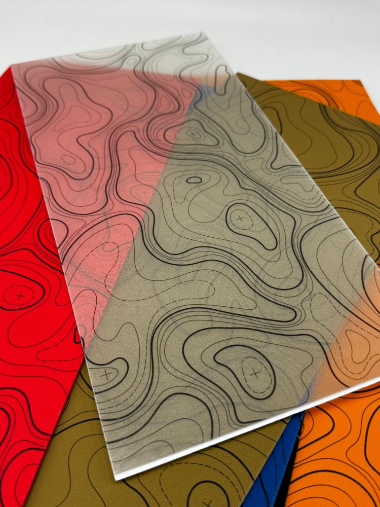 Kydex Sheet - Contour line Pattern