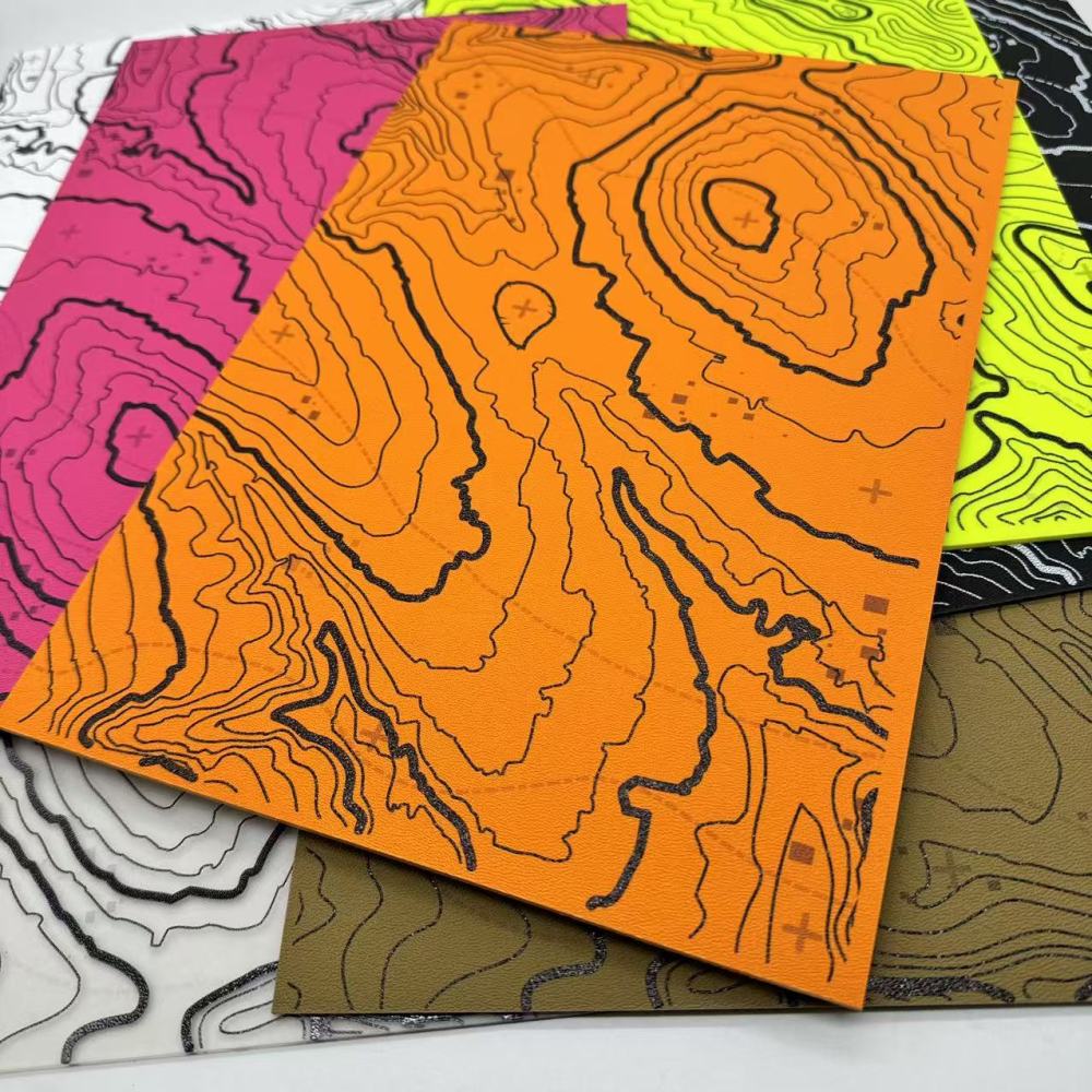 Kydex Sheet - Map Pattern