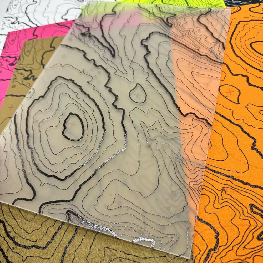 Kydex Sheet - Map Pattern