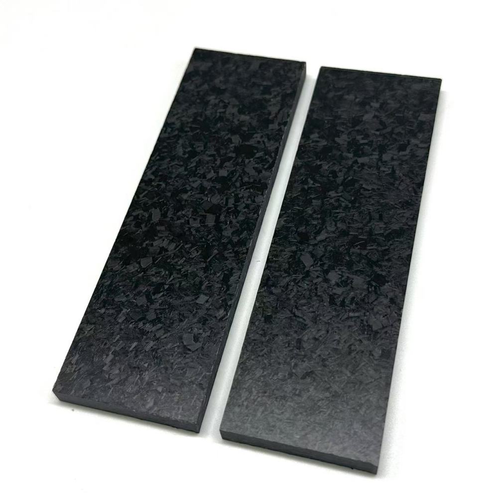 Forged Carbon Fiber knife scales- Small Pattern - Knife Handle Material
