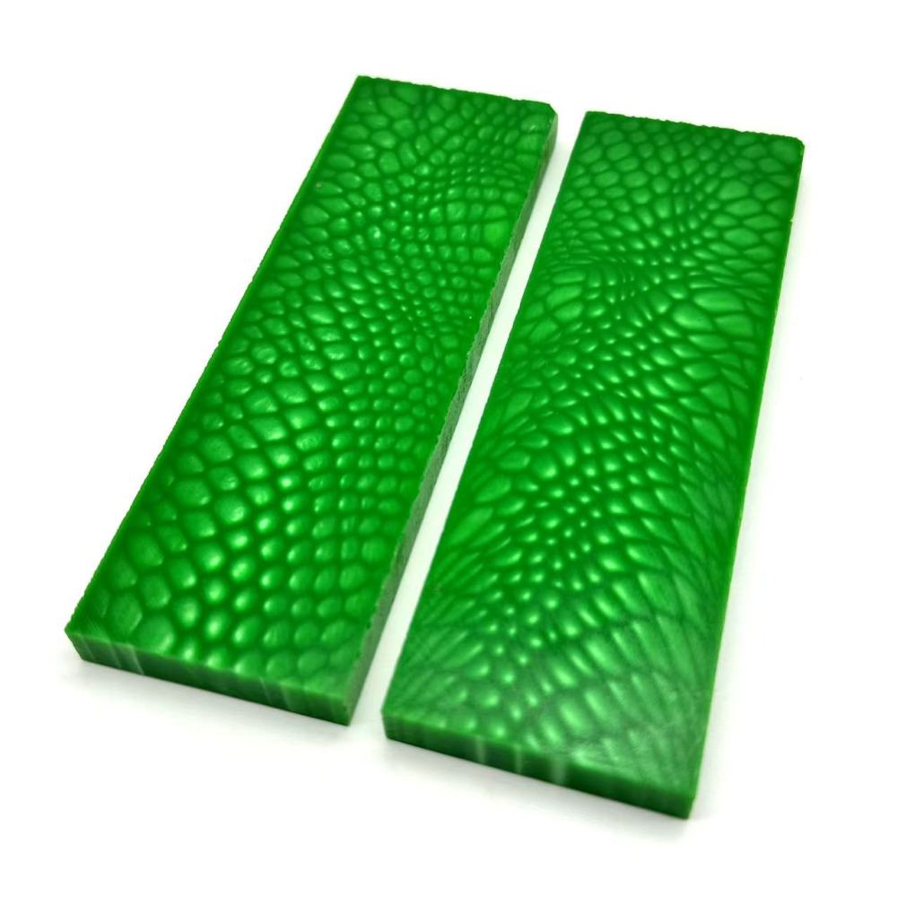 Green Juma “Dragon Scales" Resin Scales