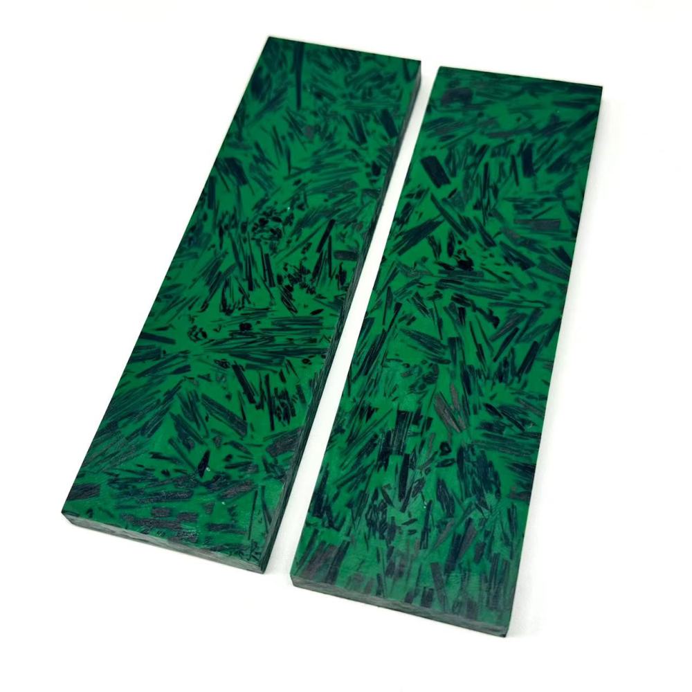 Green Shredded Carbon Fiber Scales