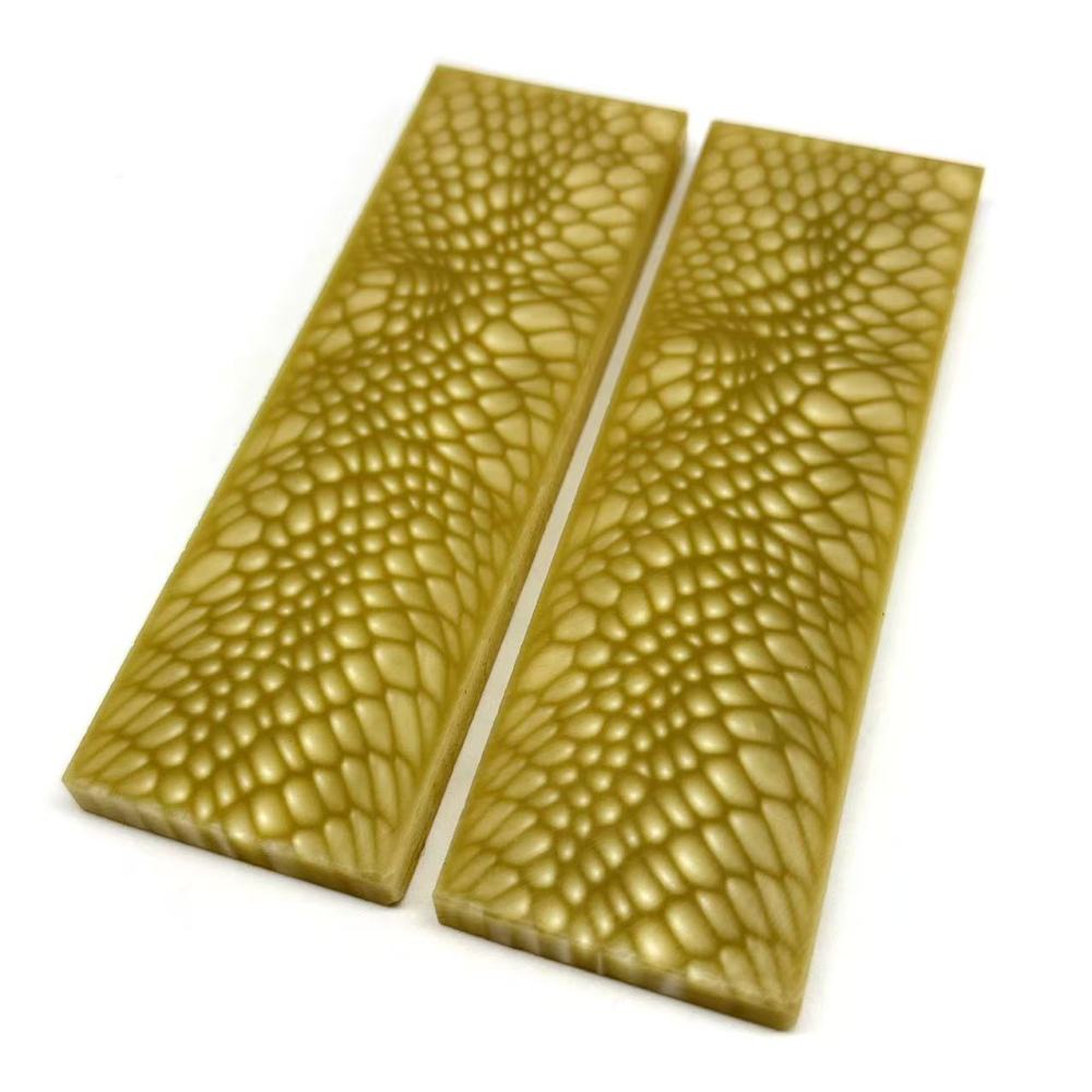 Ivory “Dragon Scales" Resin Scales