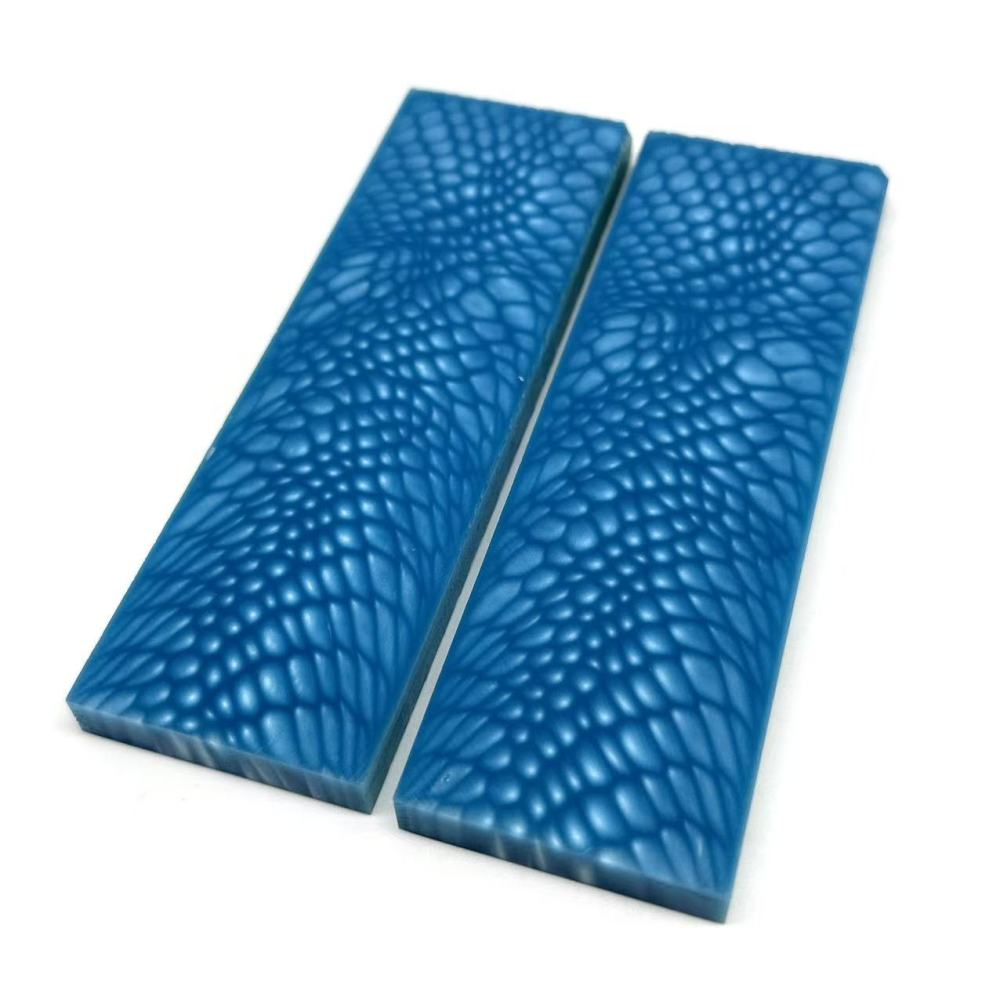 Blue “Dragon Scales" Resin Scales