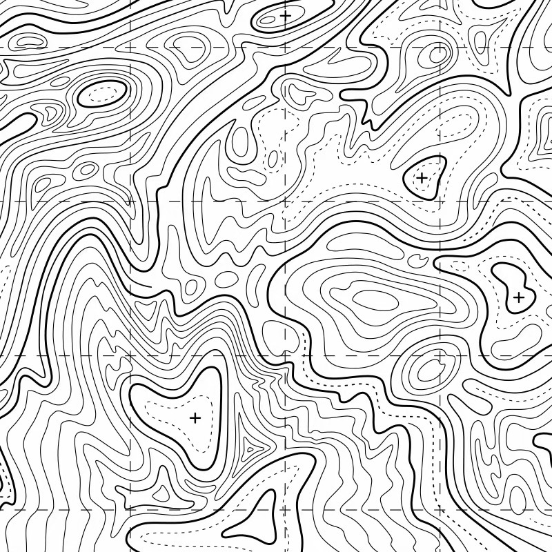 Kydex Sheet - Contour Line Pattern B