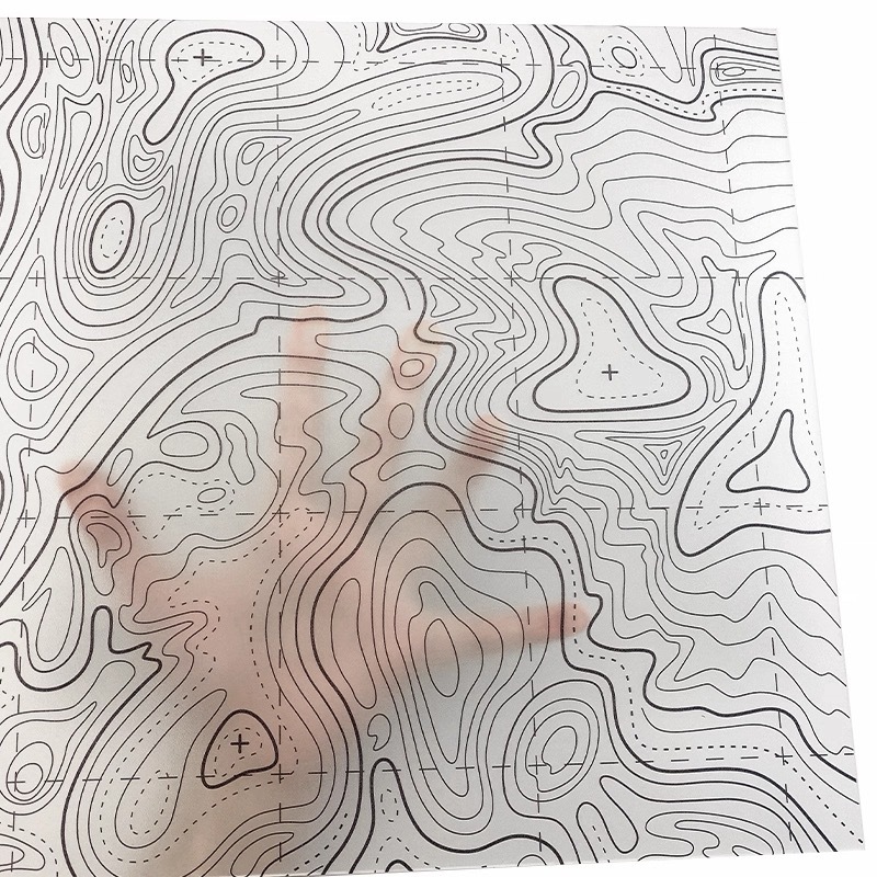Kydex Sheet - Contour Line Pattern B