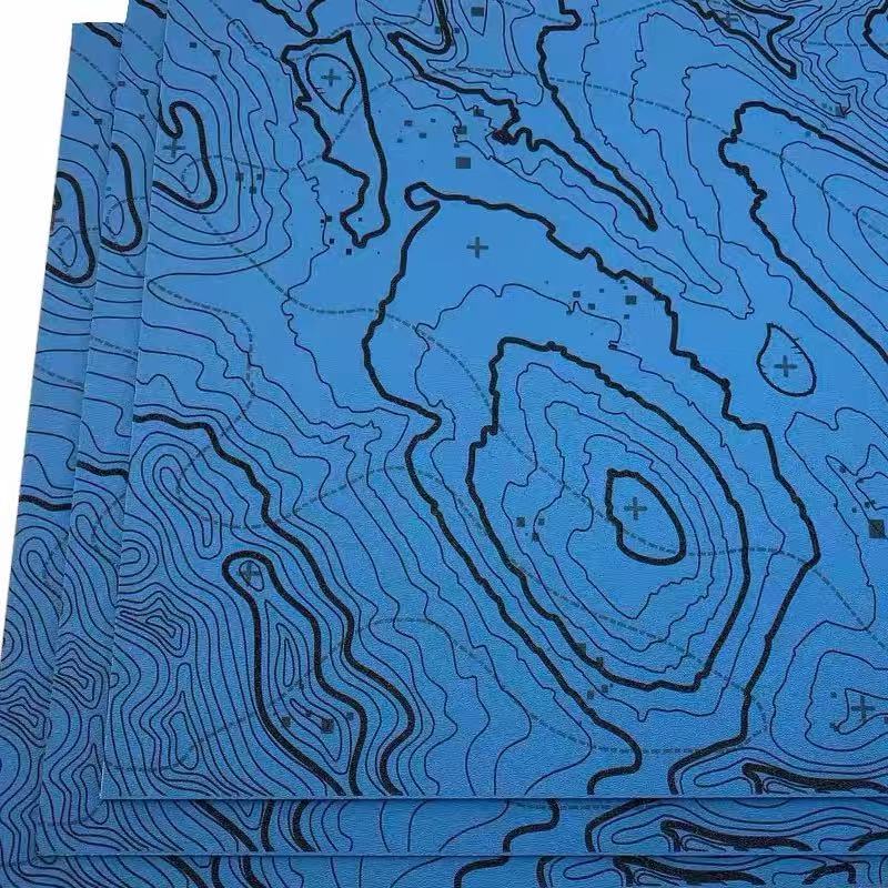 Kydex Sheet - Map Pattern