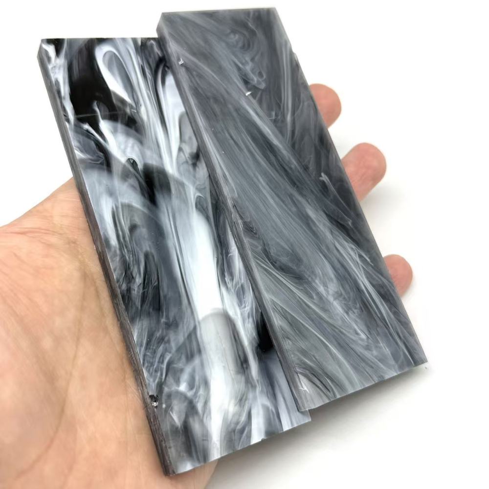 Acrylic Knife Scales - White