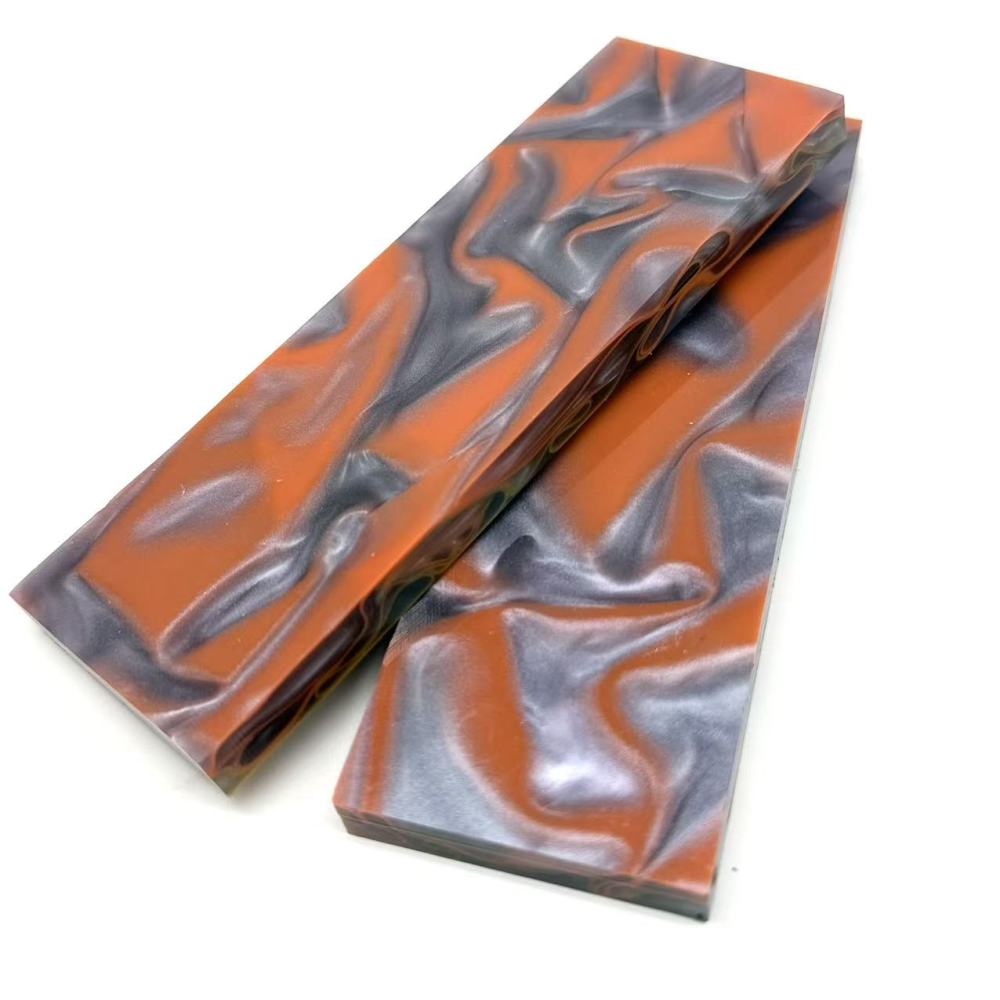 Acrylic Knife Scales - Orange