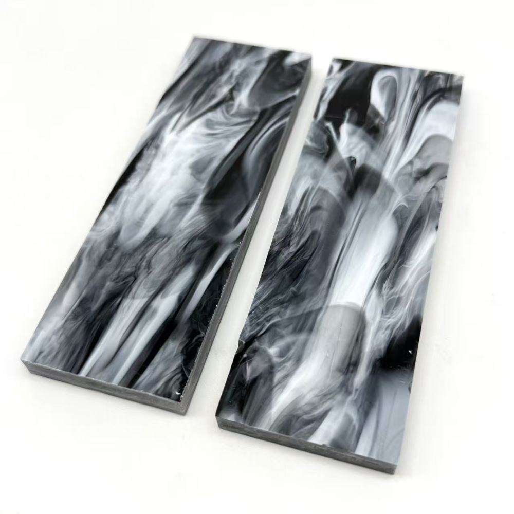 Acrylic Knife Scales - White