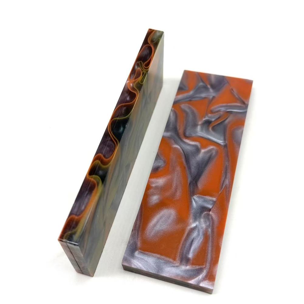 Acrylic Knife Scales - Orange