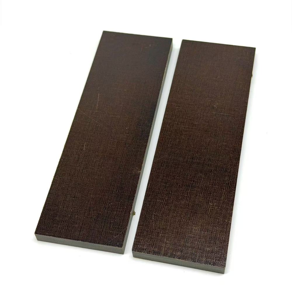 Natural Brown Linen Micarta Scales - Micarta Knife Handle Material