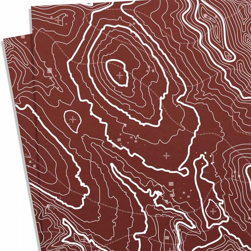 Kydex Sheet - Map Pattern