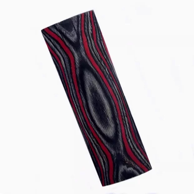 Dyed Laminate Wood - Red/Grey