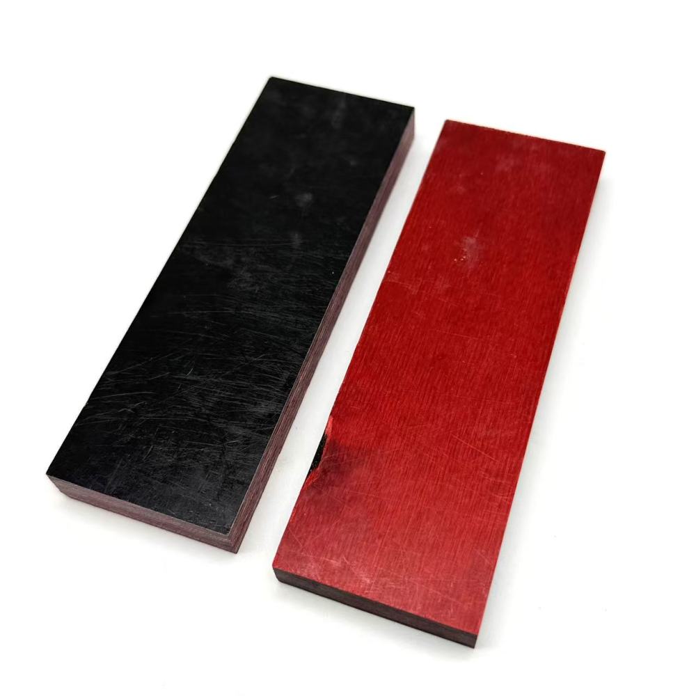 Dyed Laminate Wood - Black/Red