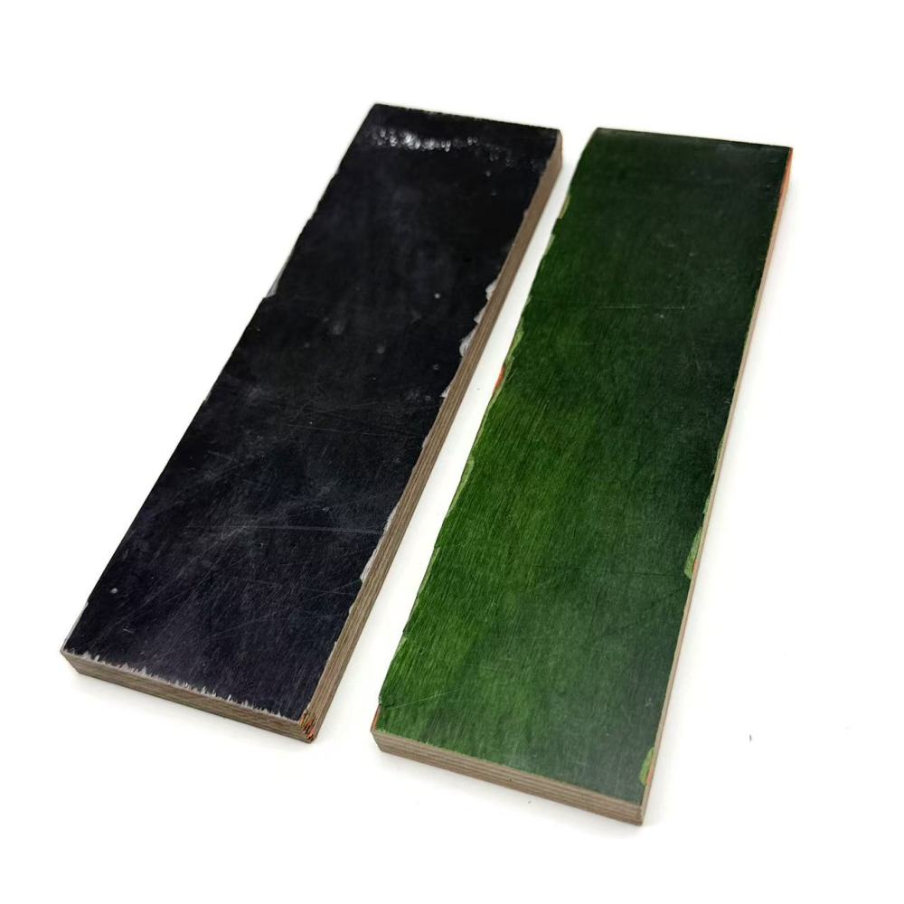 Dyed Laminate Wood - Orange/Green