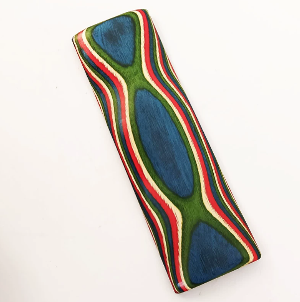 Dyed Laminate Wood - Red/Blue/Green