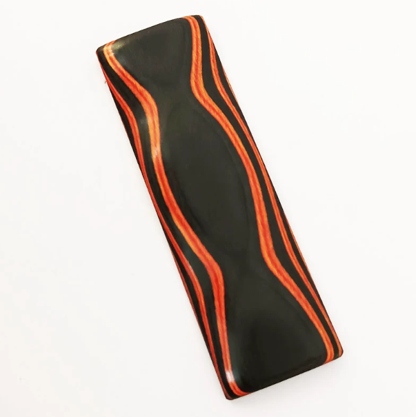 Dyed Laminate Wood - Black/Orange