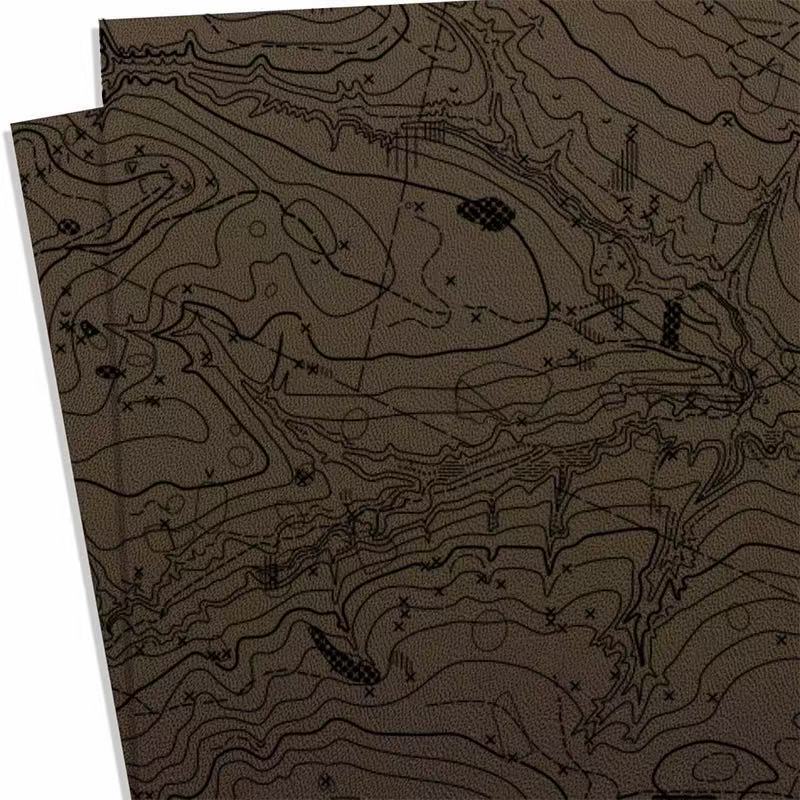 Kydex Sheet - Off Road Map Pattern