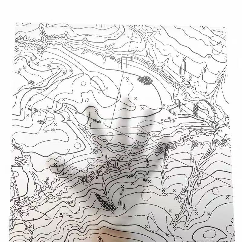 Kydex Sheet - Off Road Map Pattern