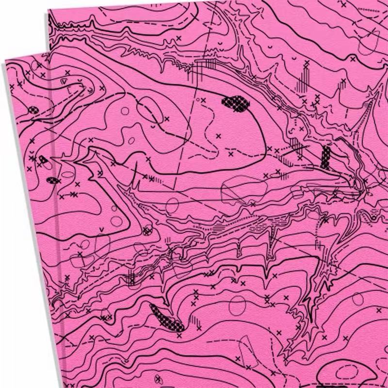 Kydex Sheet - Off Road Map Pattern
