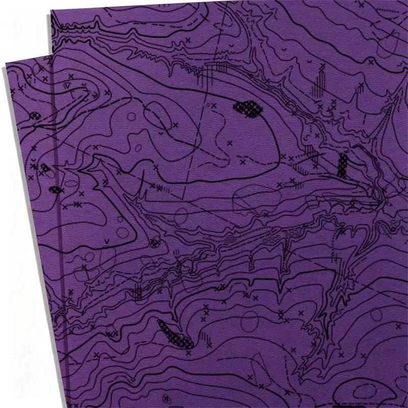 Kydex Sheet - Off Road Map Pattern