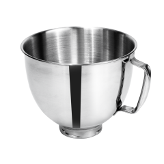 Stainless Steel Mixer Bowl Compatible with KitchenAid 4.5&5 Quart Stand Mixer