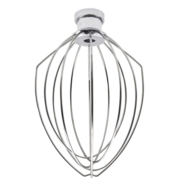 Stainless Steel 6-Wire Whip Attachment Compatible with KitchenAid 6 Quart Bowl-Lift Stand Mixer, Egg Heavy Cream Beater