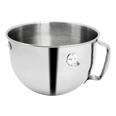 Stainless Steel Mixer Bowl Compatible with 6 Quart Kitchenaid Bowl-Lift Stand Mixers