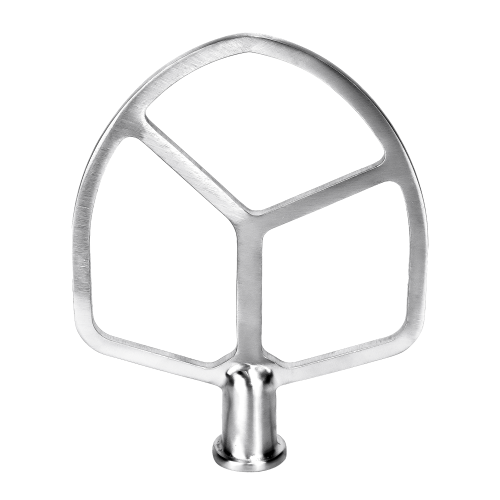 Stainless Steel Flat Beater Compatible with KitchenAid 6 Quart Bowl-Lift Stand Mixers