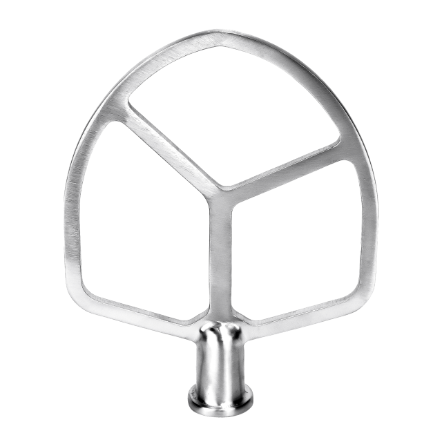 Stainless Steel Flat Beater Compatible with KitchenAid 6 Quart Bowl-Lift Stand Mixers