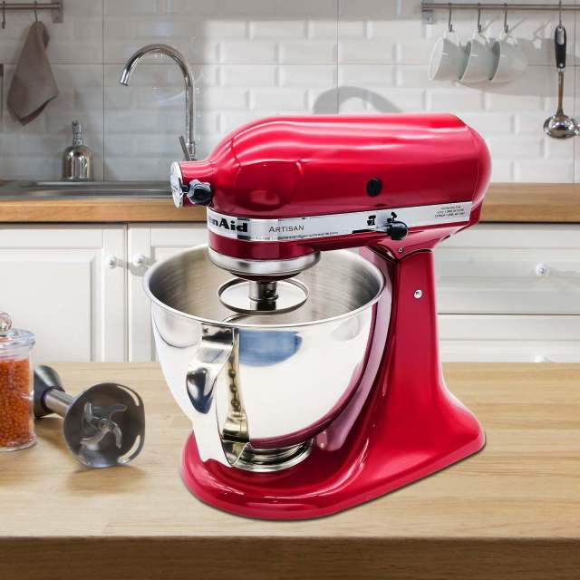 Stainless Steel Dough Hook Compatible with KitchenAid 4.5&5 Quart Tilt-Head Stand Mixer