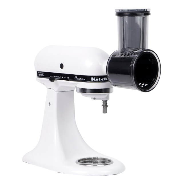 Slicer & Shredder Grater Attachment Compatible with KitchenAid Stand Mixer, 5 Blades Cheese Grater Attachment