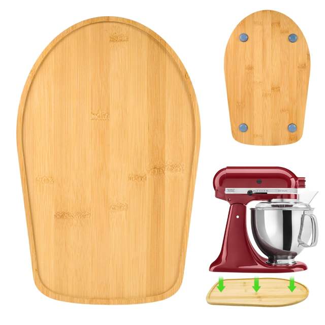 Bamboo Mixer Slider Compatible with KitchenAid 4.5/5 Quart Tilt-Head Stand Mixer