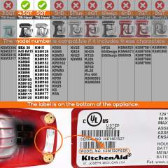 Stainless Steel Flat Beater Compatible with KitchenAid 4.5&5 Quart Tilt-Head Stand Mixers